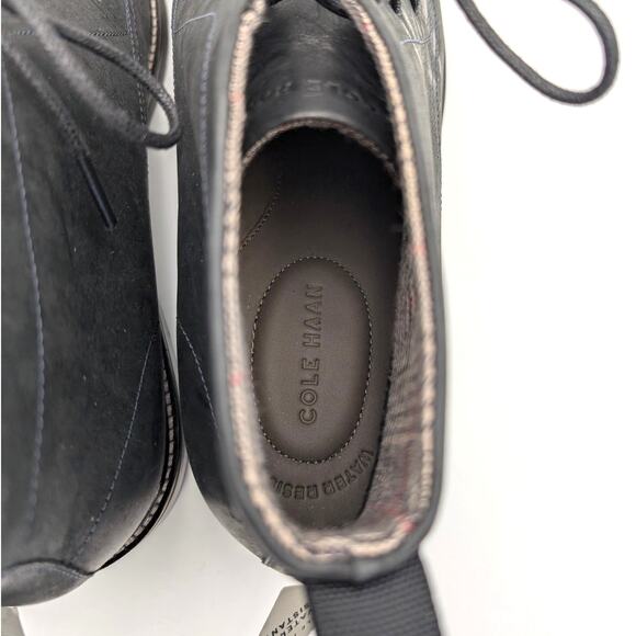 Cole Haan Berkshire Lug Sole Water-Resistant Chukka Boots Black Size US11M EU44 main image 12